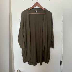 Forest Green Dolman Cardigan